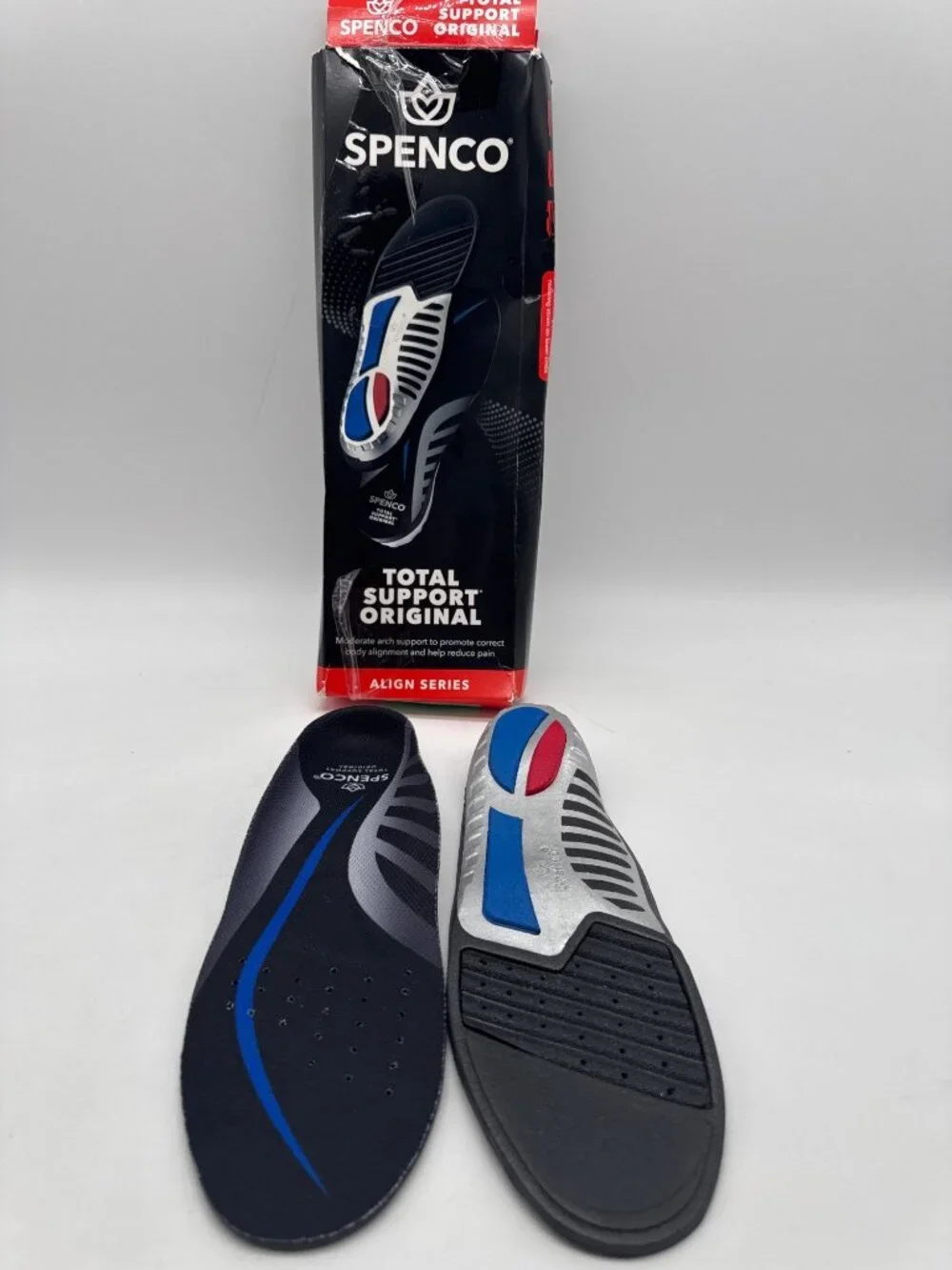 Spenco Total Support Original Insoles Arch Support Men 6-7.5 Women 7-8.5